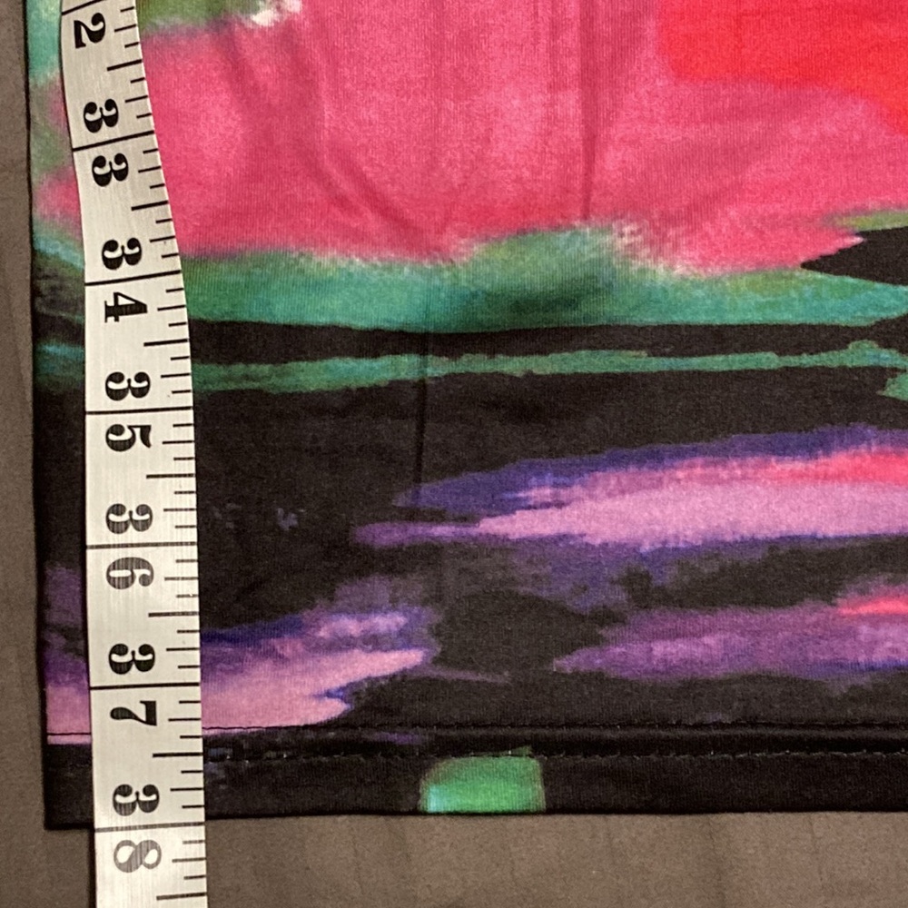 NWOT Vibrant BOLD Multi Color Dress M/L - Picture 6 of 11